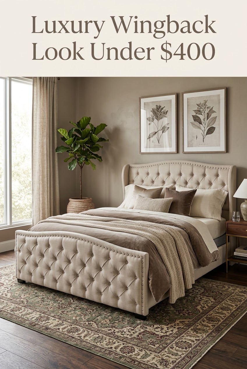 The Art of the Cocoon: How to Style a Cream Wingback Bed for Timeless Warmth