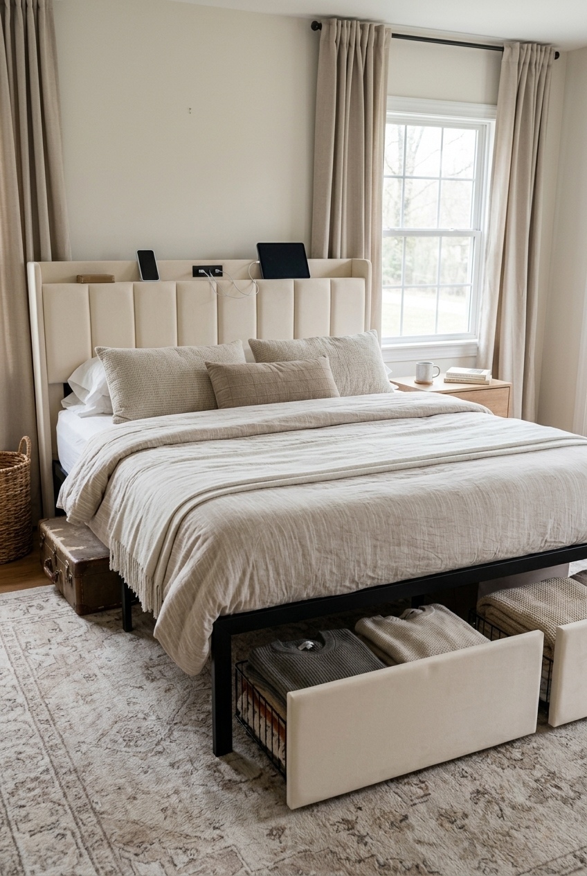Elevating the Modern Sanctuary with Soft Textures and Hidden Functionality