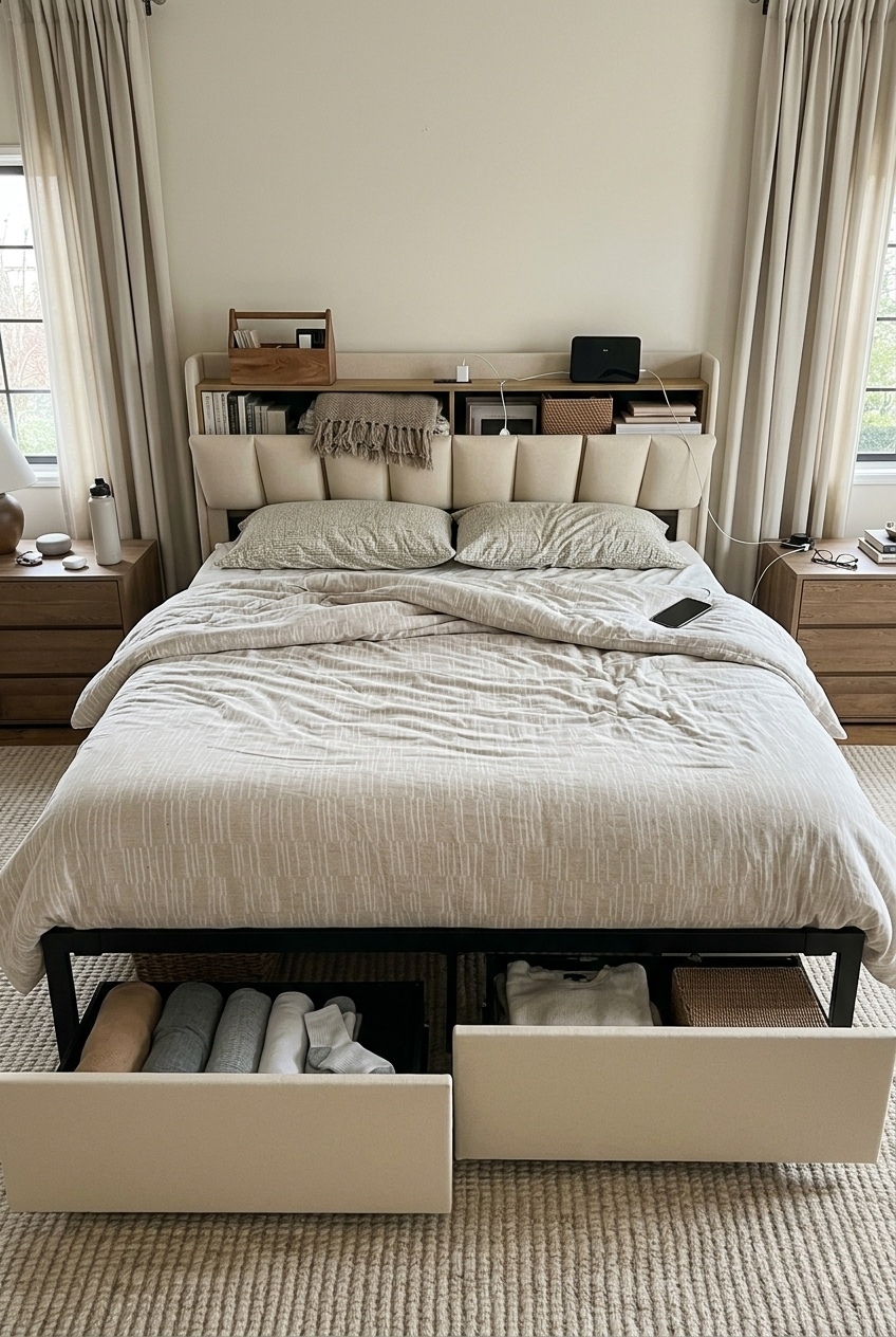 Elevating the Modern Sanctuary with Soft Textures and Hidden Functionality