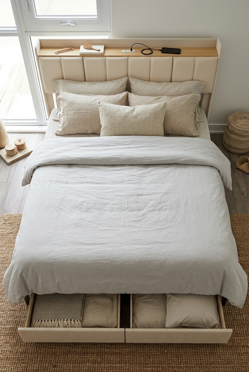 Elevating the Modern Sanctuary with Soft Textures and Hidden Functionality