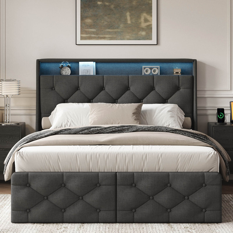 Harmonizing Classical Texture and Ambient Glow: The Curated Bedroom